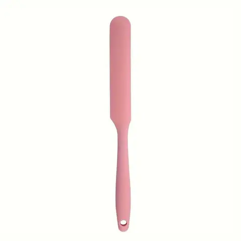 Silicone Jar Spatula, 1 Count Non-Stick Heat-Resistant Food-Grade Cream Butter Spatula, Silicone Spatulas, Kitchen Gadgets for Baking & Cooking, Home Baking Supplies, Baking Supplies, Baking Accessories, Non-Stick Baking Tool, Kitchenware