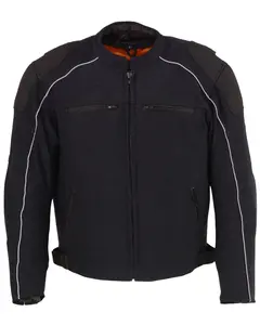 Milwaukee Leather Men's Mesh Racing Jacket With Removable Rain Liner 3X - Grn
