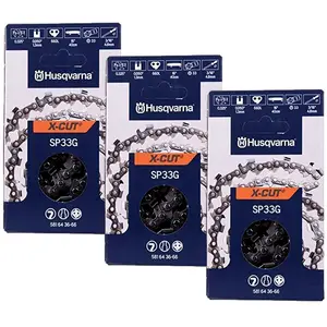 Husqvarna 501840666 Chainsaw Chain 16" H30-66 Pixel .325" .050" (3 Pack)