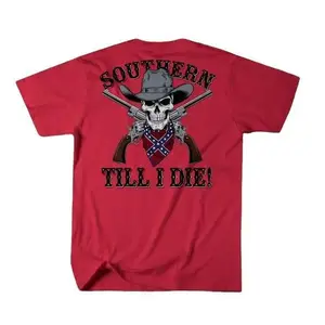 Southern Till I Die Legacy Shirt, Unisex Confederate Heritage Tee, Classic Skull Dixie Pride Tops Tshirt, Patriotic Menswear, Men's Gift, Gift For Him