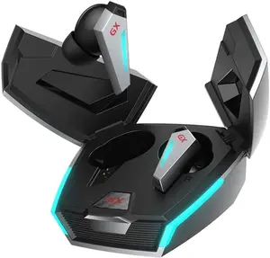 HECATE by Edifier GX07 Wireless Gaming Earbuds, Active Noise Cancelling Bluetooth Earbuds with 6 Microphones, LHDC/AAC, Ultra Low Latency, Dual Modes, App Control, RGB Light, 32.5h Playtime - Grey