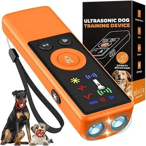 Ultrasonic Dog Bark Deterrent Device, Anti-Barking Control Device with LCD Screen & 3 Modes, Dog Training Tools to Stop Bad Behaviors, Safe Trainer Up to 35ft for Indoor Outdoor