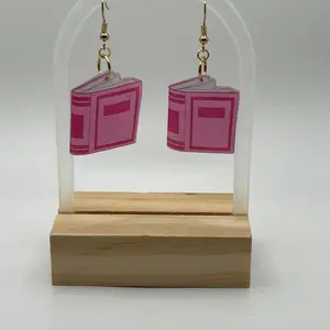 Book Earrings