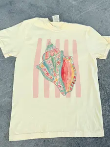 Watercolor Sea Shell T-Shirt