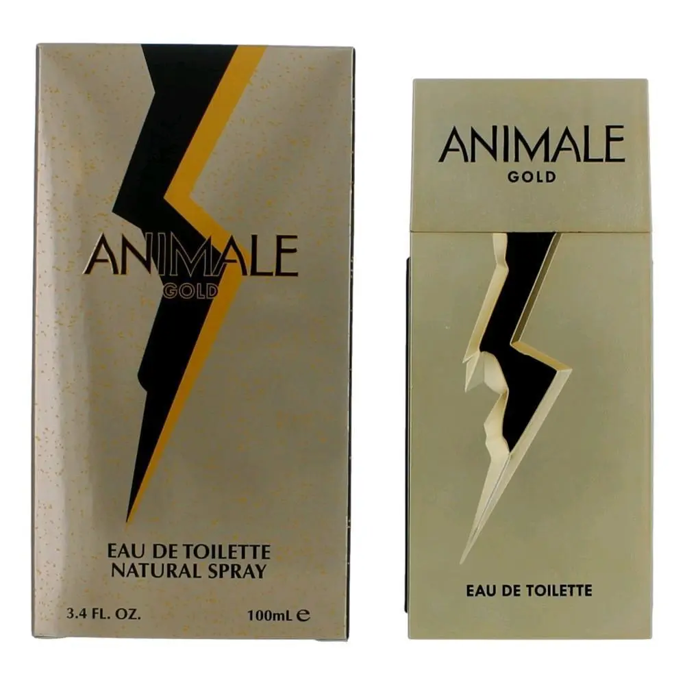 Animale Gold Eau de Parfum for Women, Dreamy Floral Musk Scent, Long-Lasting EDP Spray for Daily Wear, 3.4 fl oz
