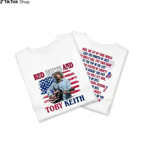 Toby Keiith Courtesy of the Red T-Shirt, Red White and Blue Shirt, 4th Of July Tee, Toby Keith TShirt XDC