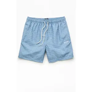 Pacsun Men's Plaid Collegiate 6.5" Swim Trunks