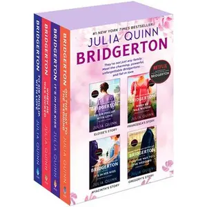 Bridgerton Boxed Set 5-8: To Sir Phillip, with Love / When He Was Wicked / It's in His Kiss / On the Way to the Wedding -- Julia Quinn, Paperback