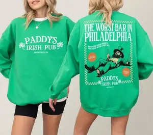 [Sale Up To 50%] Paddy's Irish Pub Leprechaun Sweatshirt, TV Show Merch Apparel, streetwear graphic tee