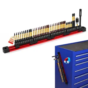 ELEAD 38-Piece Hex | Torx | Phillips Screwdriver Bit Set with 2.5” & 4” Bit Holder, Magnetic Bit Storage Rail, Allen Wrench Drill Bit Set, Tamper Proof Star Bit Set, S2 Steel