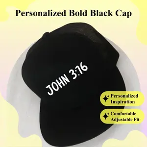 Wisdom Transportation PERSONALIZED Vibrant RED Trucker Cap Hat ADJUSTABLE Breathable OSFA Closure Unisex, RED, Classic Style - Can be Name or Bible Verse Name - Write It In The Notes Section