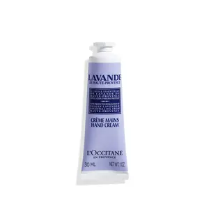 L'Occitane Nourishing Lavender Hand Cream Enriched with Lavender Essential Oil and Shea Butter, . 1.00 fl oz