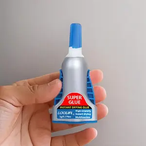 Super Strong Adhesive Multi-Purpose Glue, 5g Transparent Color, Single Stick Pack, Twist-Open Cap for Easy Use