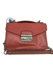 Pre-owned PRADA Coral Saffiano Leather Crossbody Bag/ZH05530043/0043