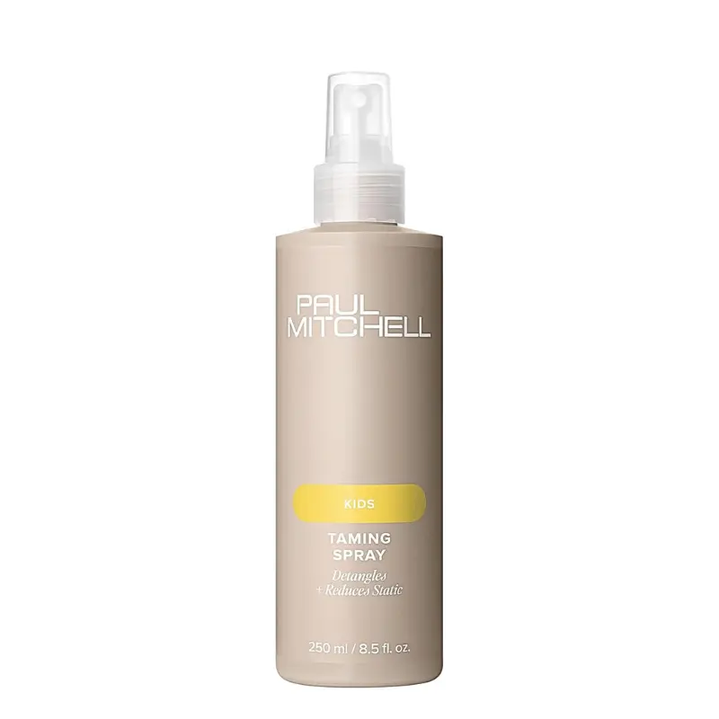 Paul Mitchell Kids Taming Spray, Gentle Detangler for Static Control, Floral & Vanilla Fragrance for Wavy & Dry Hair, 8.5 fl. oz., Scent, Easily Comb Through, Bottle, Vegan
