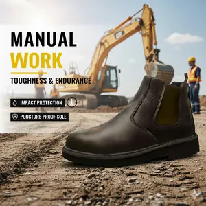 Steel Toe Safety Work Shoes: Maximum Protection, Smash Proof, Puncture Proof, Built for the Toughest Jobs
