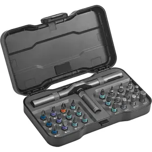 Set,  24 in 1   Set, Detachable T Handle Ratchet , Mini Precision Tool Kit for PC Furniture Watch  DIY