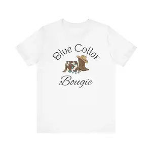 Blue Collar Bougie Tee - Unisex Jersey Short Sleeve Tee, Casual Wear, Gift for Him/Her, Trendy Outfit, Workwear, Everyday Style