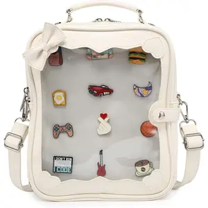 Ita Bag Backpack Crossbody Purse Kawaii Bag Anime Cute Doll bag for Kpop Fan Japanese Anime Pin Display
