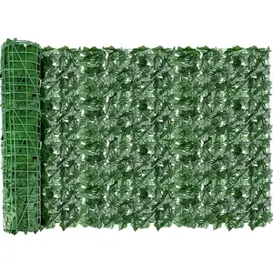 Artificial Ivy Leaf Fence Board, Privacy Screen for Home Outdoor Garden Balcony Decoration, Durable Artificial Plant Decorative Element