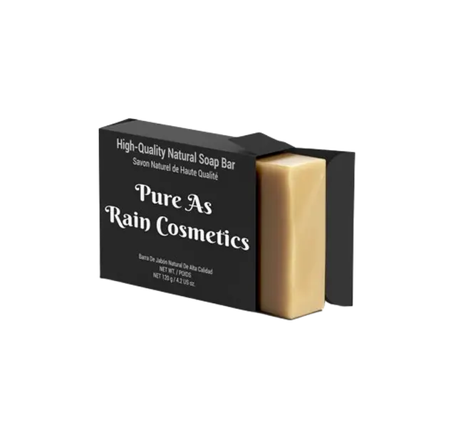 Pure as Rain Cosmetics Peppermint Soap Cool Refreshing Cleanse for Invigorated Skin