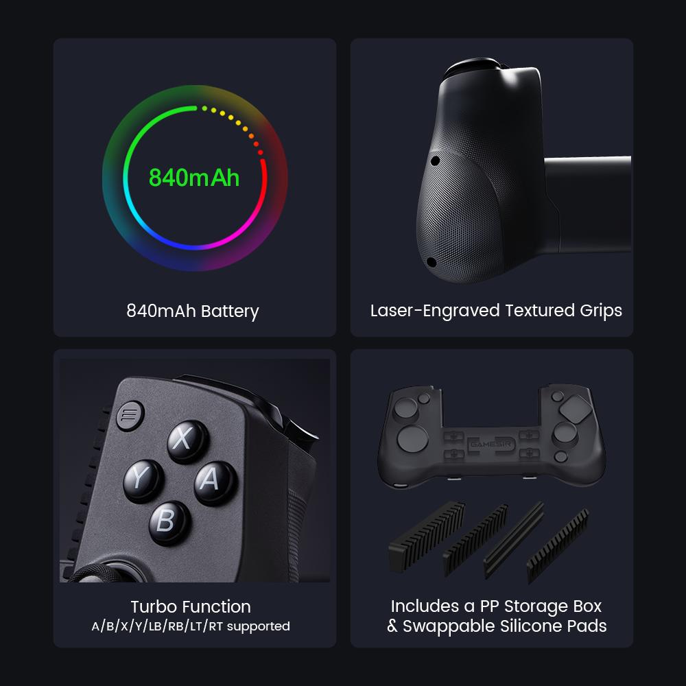 GameSir X5s Bluetooth Mobile Game Controller for Switch / Switch 2 / Android / iOS / PC