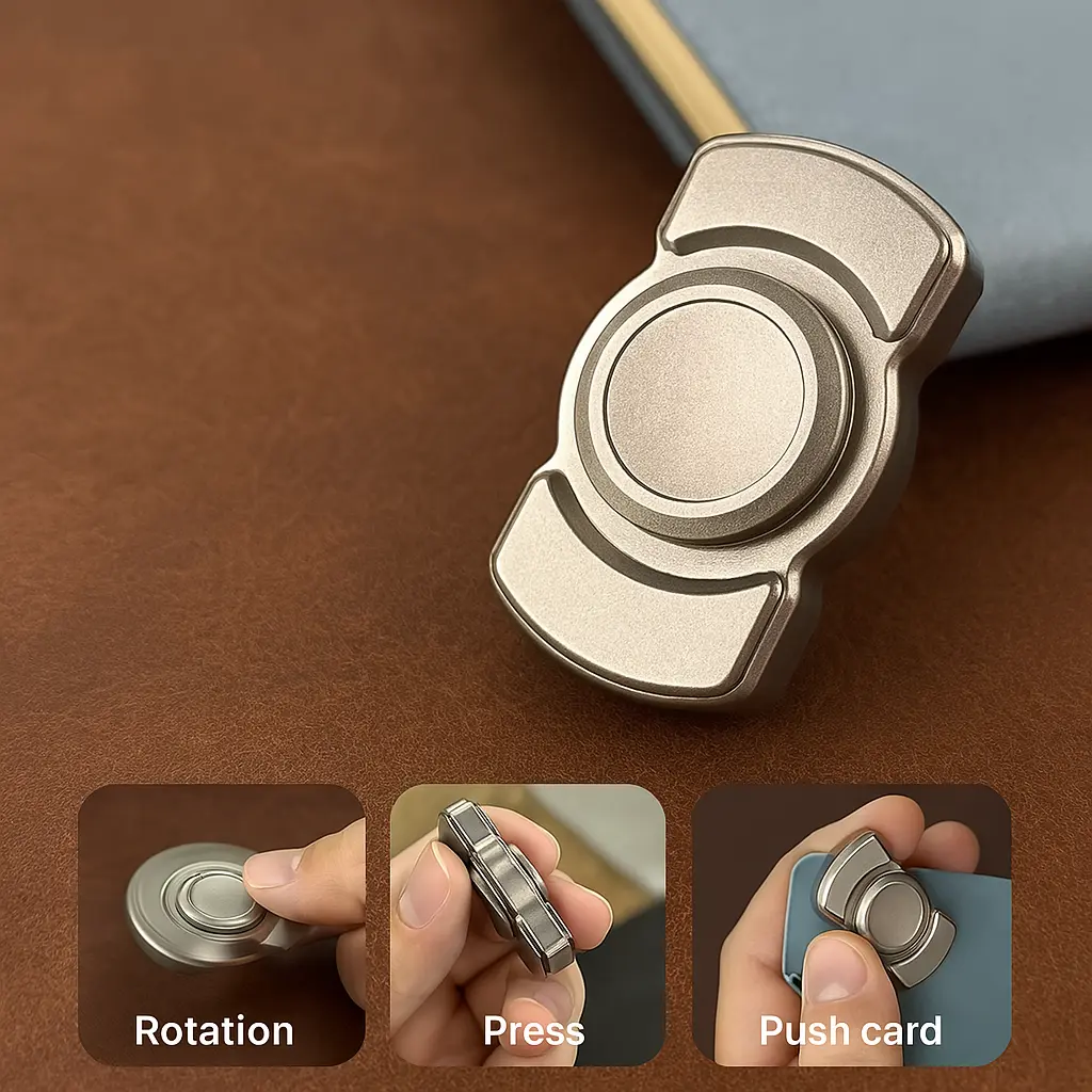 TriForm 3-in-1 Magnetic Fidget Spinner - Adjustable Magnetic Design for Stress Relief and Relaxation