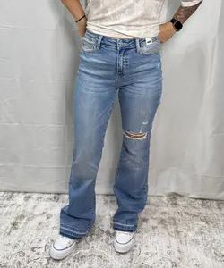 Destroyed & Released Hem Bootcut