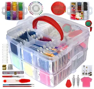 188-Piece Embroidery Floss Set with Cross Stitch Threads, Friendship Bracelet String, and Cross Stitch Kits