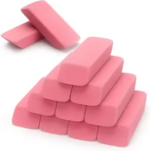 12 Pack  Erasers Pencil Erasers for , Large Bulk  Eraser for School, Art Erasers for Drawing