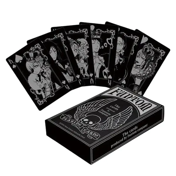 Japanese Black Butler Funtom Premium Playing Cards, Kuroshitsuji 10th Anniversary Collectible Cards by SquareEnix, Premium Cards