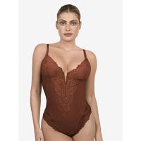 Thong Bodysuit-Brown