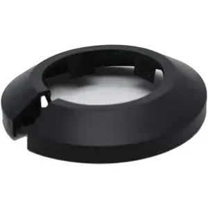 Fit 1.26" Outer Diameter Flange Water Pipe Cover Decoration Black Pipe Cover Radiator PP Plastic 32mm Escutcheon Pipe  for Wall Pipe Tube Decoration 1 count