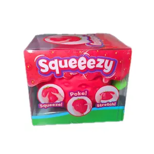 SUNNY DAYS!!  SQUEEEZY STRAWBERRY!!  JUMBO SQUISHY FOR AGES 3+