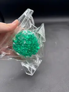 Crunchy fish bead green ombre Stress Ball