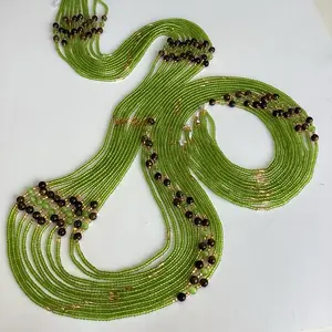 NATURE PROTECTION (tie on waist beads ) Beaded Adjustable Yoga Jewelry