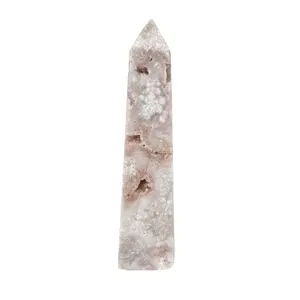 Druzy Pink Amethyst Tower