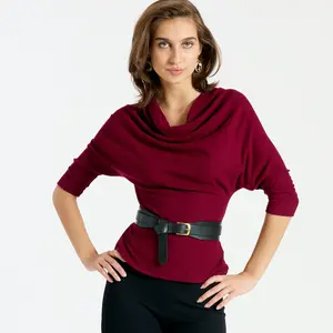 The Stress Less Top - Fall/Winter weight Ruby Red