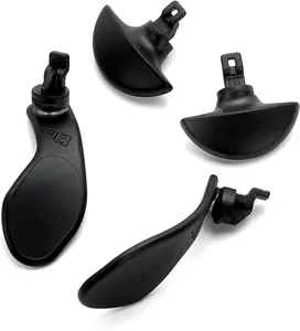 4 count Metallic  Paddles for PS5 Edge Controller, Interchangeable Metal Stainless Steel  Buttons Replacement for PS5 Edge Controller - Controller NOT Included