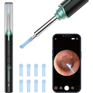 VITCOCO 8 Piece Ear Wax Removal Kit with 1920P HD Camera – Waterproof Otoscope for iPhone, iPad & Android