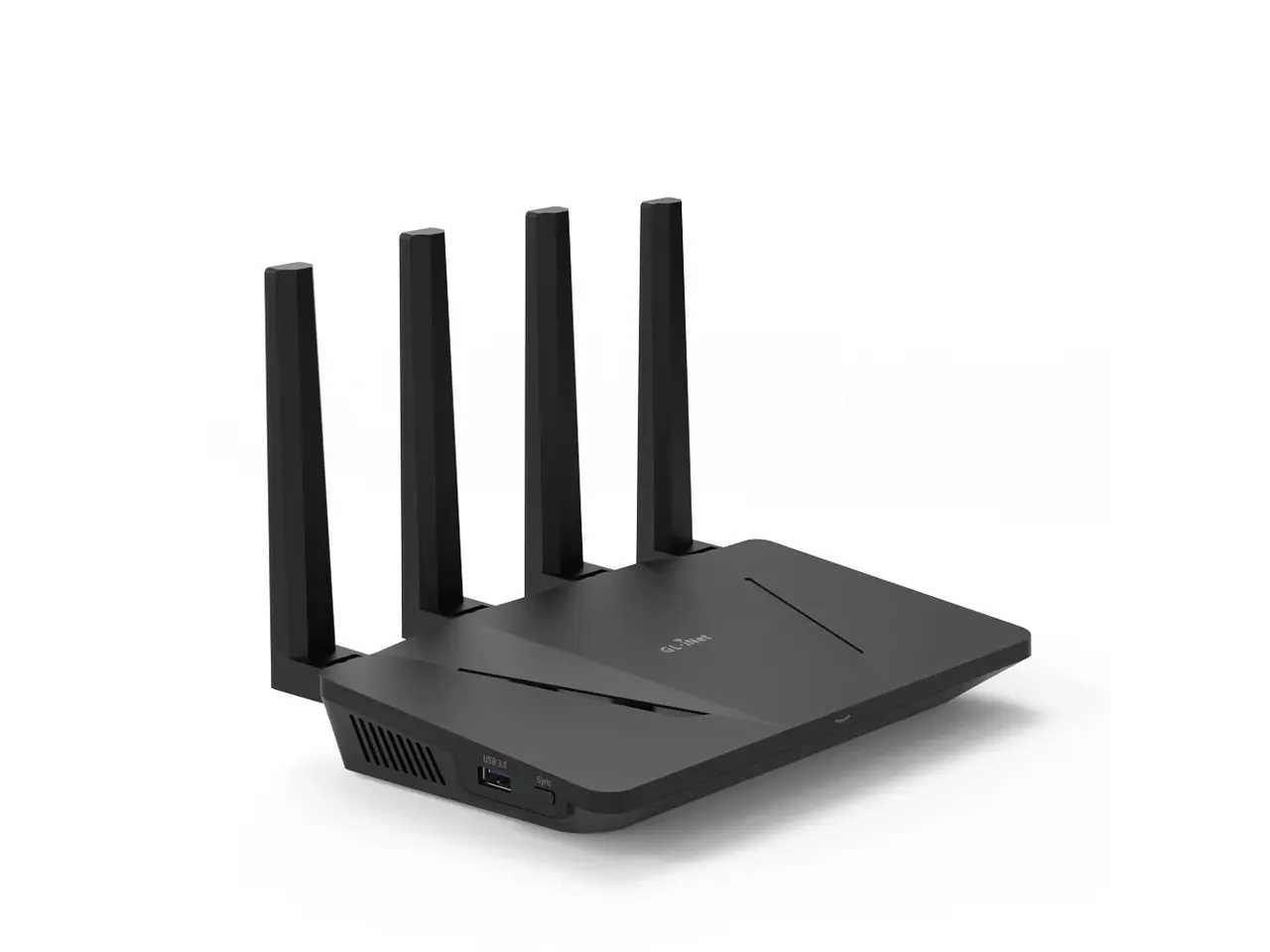 GL.iNet GL-AX1800(Flint) WiFi 6 Router -Dual Band Gigabit Wireless Internet Router | 5 x 1G Ethernet Ports | Up to 120 Devices | OpenVpn&WireGuard | Wi-Fi 6 1.8 Gbps, 5 Gigabit ports, 120 devices, WireGuard 500 Mbps, AdGuard Home, WPA3, eas