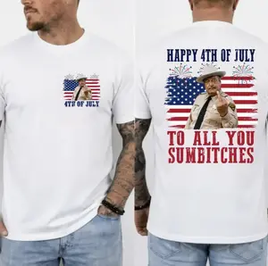 Happy 4th Of July To All You Sumbitches Shirt, Smokey And The Bandit Movie Tshirt, Funny 4th Of July Tee For Man And Women, Full Colors, Full Sizes