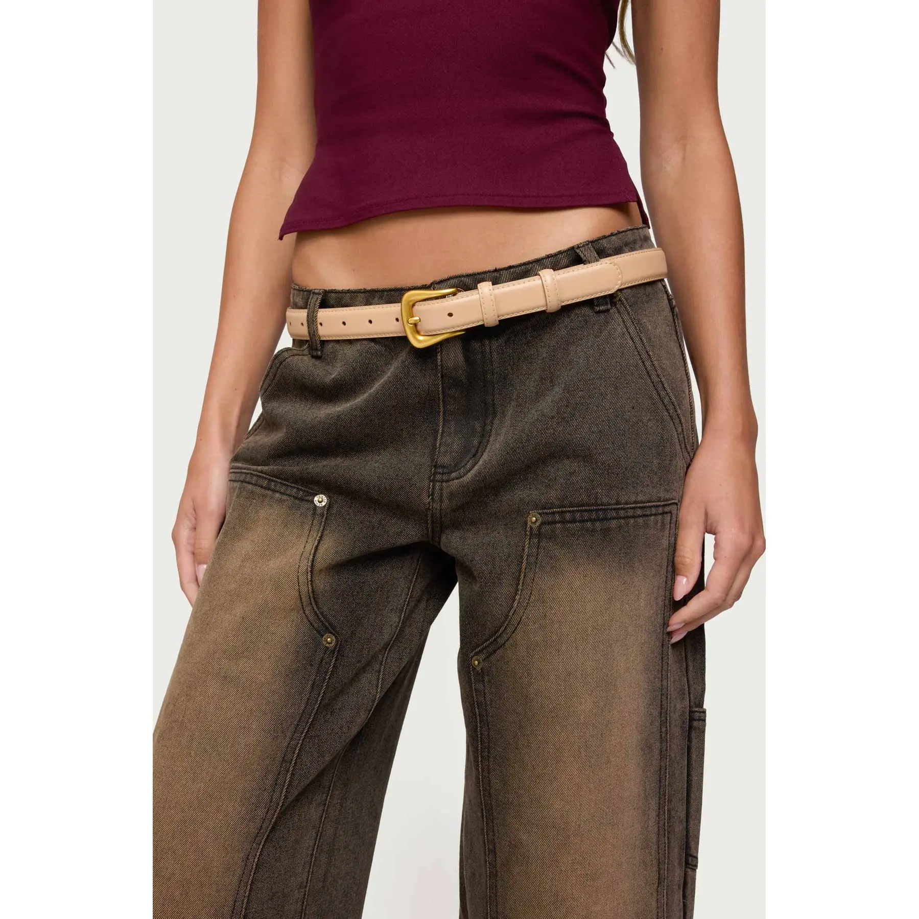 Back To Basics Faux Leather Belt