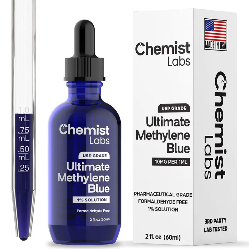 Methylene Blue 1-2% 60 ML (2FL Oz) USP Grade | Chemist Labs