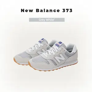 New Balance 373 ML373DC2 Grey White Classic Sneakers for Men and Women Comfortable Durable Everyday Wear Timeless Design