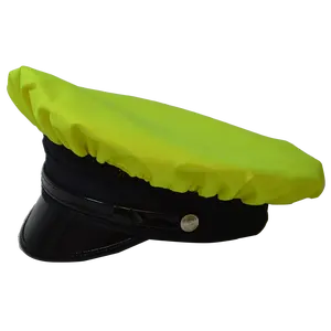 212 MAIN Petra LBRV-CAP Unisex Fit Waterproof PU Nylon Lime & Black Reversible Rain Cap, 1 Size, Elastic Edge