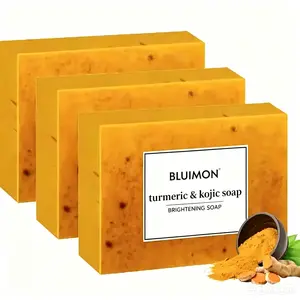 3PCS Natural Lemon Scented Cleansing Bar, Gentle Daily Body Soap Bar, Simple Personal Care Wash Bars, Holiday Gifts #GLOBAL PICKS