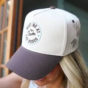 Meet me at the Rodeo - Brown Vintage Trucker Hat