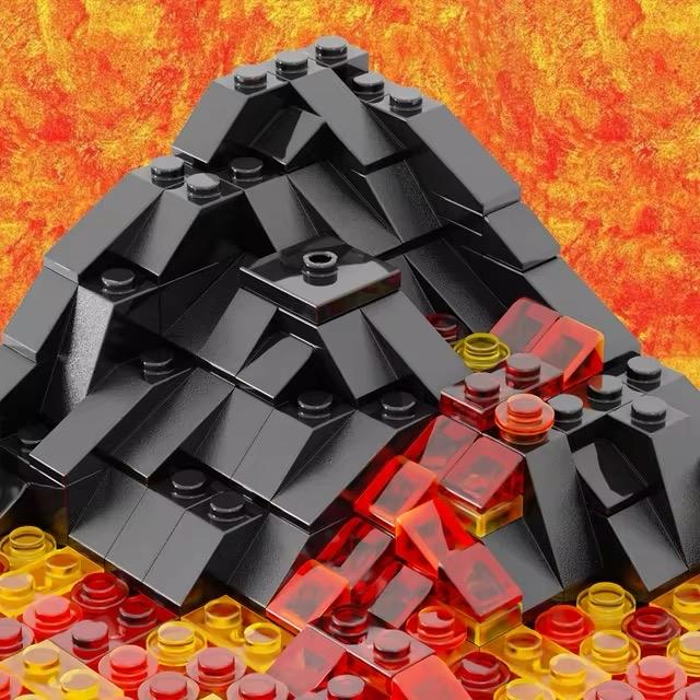 Duel on Mustafar anakin with Minifigure Star Clone Wars