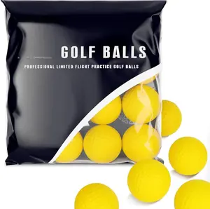 Practice Foam Golf Balls – 16 or 32 Pack | Limited Flight Training Balls with True Spin & Realistic Feel for Indoor & Outdoor Swing Practice – Safe, Durable & Ideal for All Skill Levels